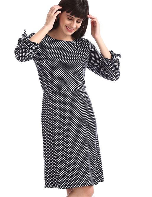 U.S. Polo Assn. Women Casual Wear Printed Dress